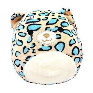 Squishmallows Liv the Leopard Spotted Plush Cream Teal 8" Cat 2019 Kellytoy